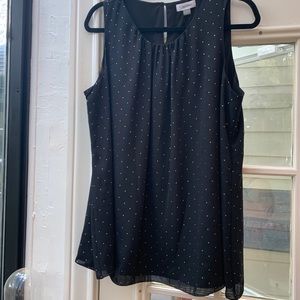 Black and Gold Calvin Klein Sleeveless